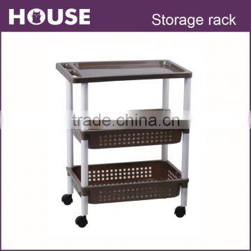 3 layer movable rack/cart with wheels