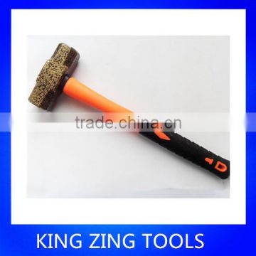 Brass round head sledge hammer with PVC handle