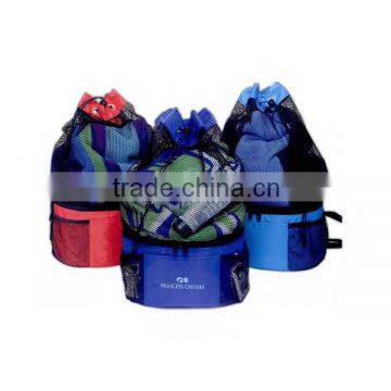 Insulated refrigerated mesh beach cooler bag