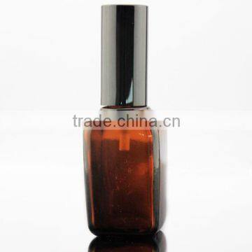 15-100ml wholesale amber square glass dropper bottles with dropper cap for essential oil