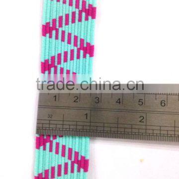 Colored Braid Elastic / Multi-Color Knitted Elastic Braid