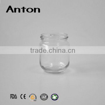 Top glass Sealing glass food jar bottle container for jam