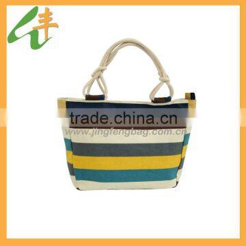 2014 new style canvas ladies fashion message handbag