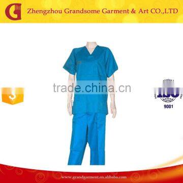 OEM Wholesale Custom Design Royal Blue Designs Medical Scrub Suit