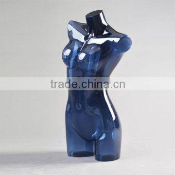 female half body transparent mannequin