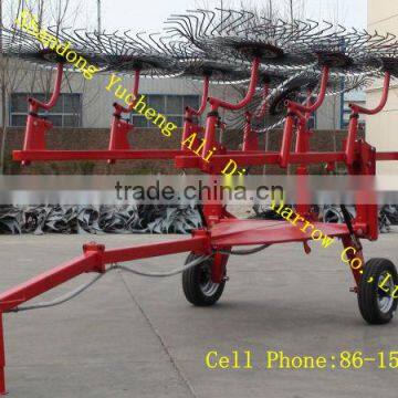 High Efficiency 11 Wheels Rakes for Farm