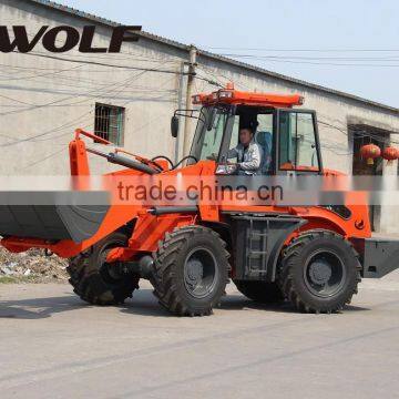 1.2m3 bucket capacity WOLF wheel loader moving type argricultural equipment ZL28