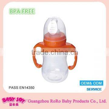 Wholesale competetive price high quality durable BPA free soft silicone feeding bottle for babies