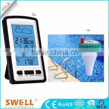 Analog lcd rf 433mhz wireless weather station clock factory