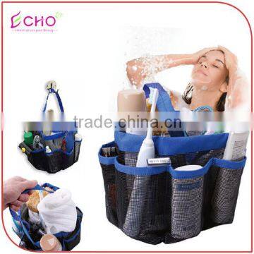 Bath Hanging Oxfford Mesh 8 Pocket Shower Caddy Bag