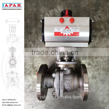 LAPAR Flanged Pneumatic Ball Valve, Motorized Ball Valve, Floating Ball Valve