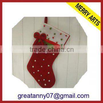  factory 2014 new christmas decoration knitted christmas stocking gifts