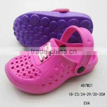 Pink EVA garden shoes sandals for girls