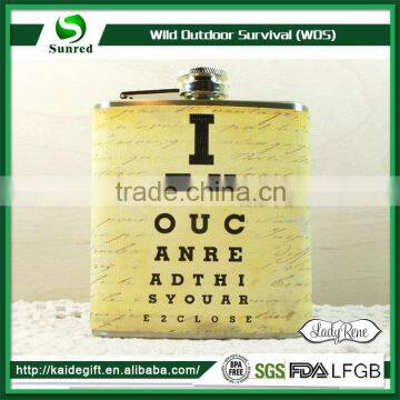 Best Design Fashion Low Price Transfer Printing Hip Flask