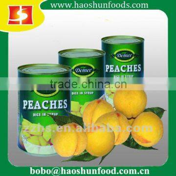 Canned Peach Diced