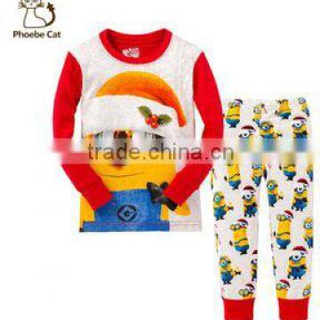 new arrivals kid pajamas, baby long sleeve pajamas with cartoon printing 624