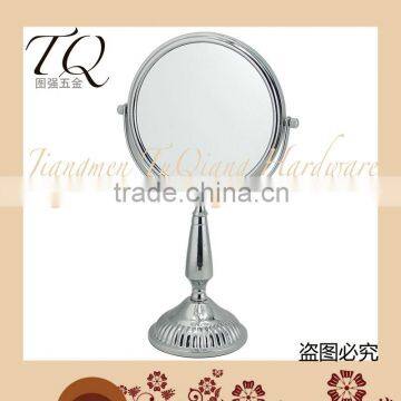 Desktop chrome plated 3x magnifying cosmetic mirror