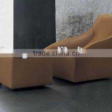 Leather leisure footrest (D-54)