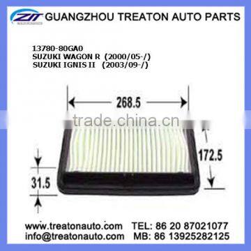 AIR FILTER 13780-80GA0 FOR SUZUKI WAGON R 00- IGNIS II 03-