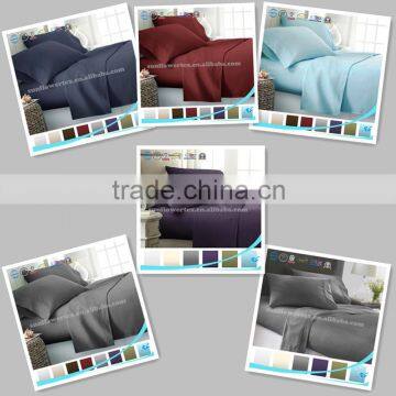 4PC solid color sheet set /Duvet Cover Set