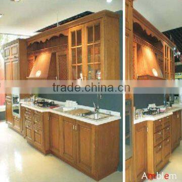 2014 Hot Sales S18 solid wood kitchen cabinet