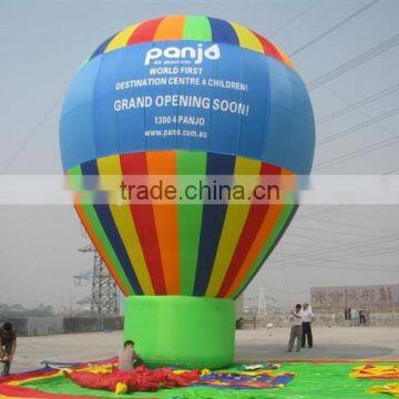 high quality inflatable ground hot air balloon for advertising