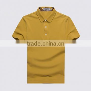 high quality plain yellow shirts polo club t shirts new design polo t shirt in china