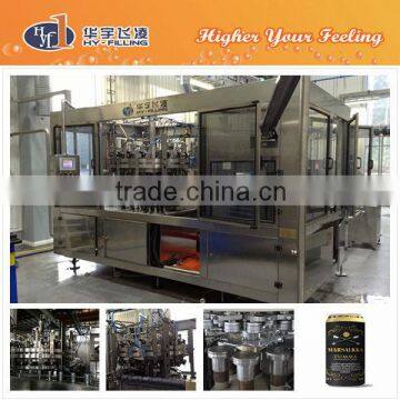 Can filling machine for juice hot filling