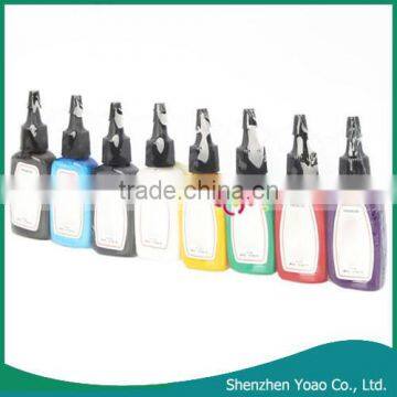 High Quality Professional 8 Color Best Tattoo Ink Pigment Complete Set