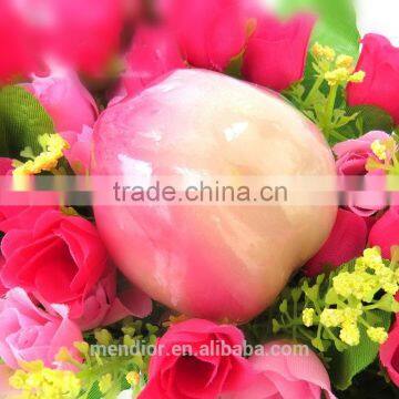 Mendior Juicy peach shaped handmade soap honey peach essence face soap whitening moisturizing remove freckle OEM custom brand