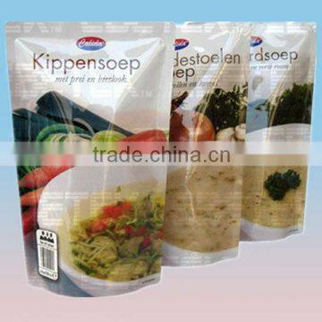 bottom gusset plastic frozen packaging food bag