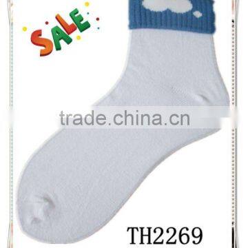 wholesale hot selling woman cotton sport socks