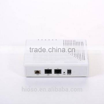 1GE port and 1 FE port plastic casing GEPON EPON ONU 2ports ONU