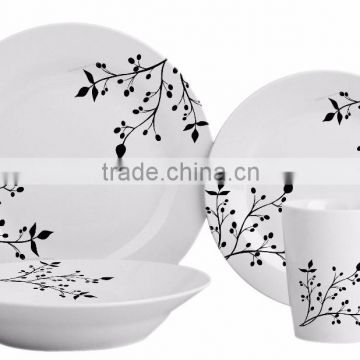 Wholesale ceramic tableware set, 16 piece dinner set,Italian porcelain dinner set