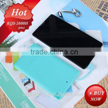 New external battery ultra thin 4000 mah power bank