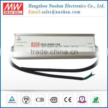 Meanwell 240W 15v pwm led driver HLG-240H-15