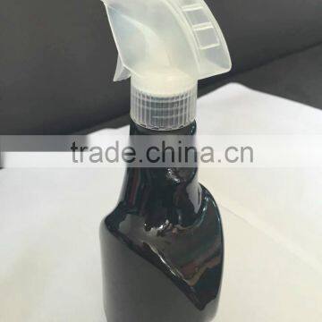 2015 hot sale Black Cleaning Spray Bottle/ 545ml PE Detergent Liquid Plastic Bottle with Trigger Sprayer