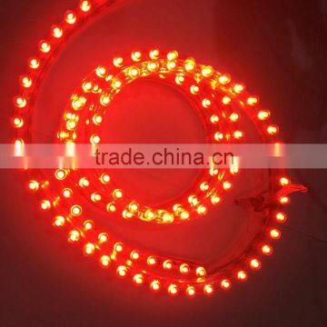 120CM 120Leds Red Waterproof PVC Car lights Led Strip light