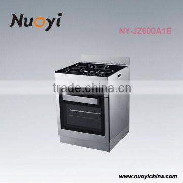 Hot new model freestanding ceramic cooking equipment with electric built-in oven with ce aprrove