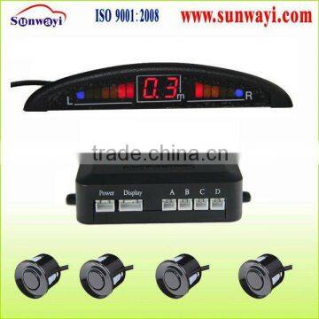 Audio Buzzer & LED Reversing 4 Sensors Parking Sensor