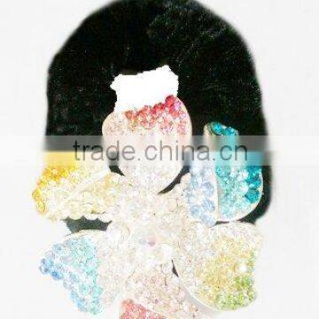 crystal fashion hair holder