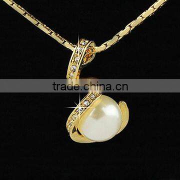 18k austrian crystal cheap pearl necklace designs