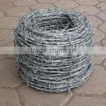 galvanized barb wire