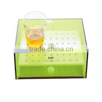 2016 fashionable acrylic tea tray