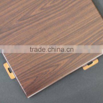 Wood Grain Surface Aluminum Decorative Ceiling Curtain Panel Aluminum Solid Wall Panel photo-6