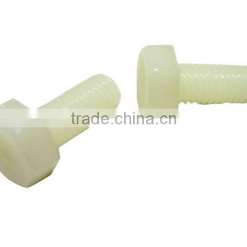 Hex head plastic screw