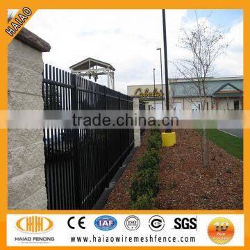 Low carbon PVC coated welded steel concrete fence