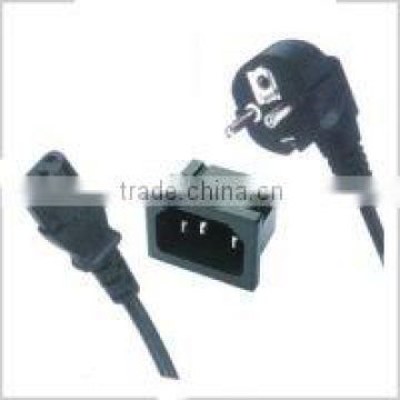 IEC power cord portable power plug set Rohs Approval