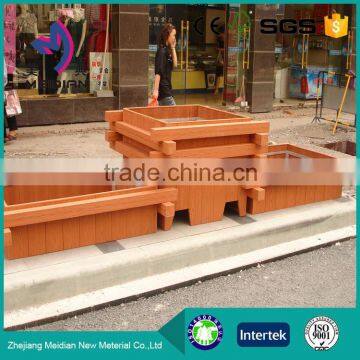 Waterproof wood plastic cheap composite decking board material