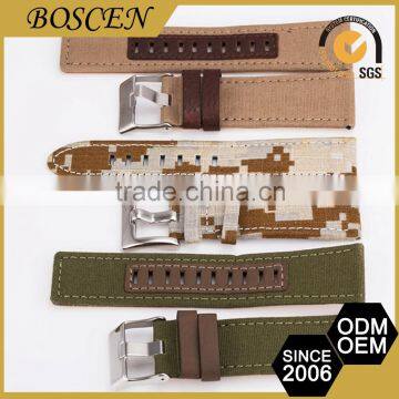Fashion Custom Fitted Pantone Color Leather Watch Straps Wholesale